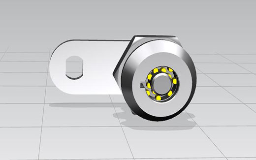 新型高安全雙環(huán)管狀轉(zhuǎn)舌鎖